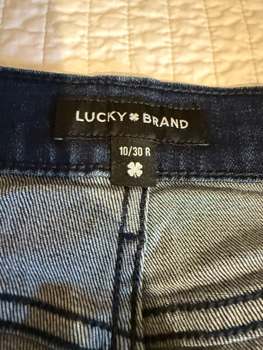 Lucky Brand Dark Indigo Stevie High Rise Flare Jeans - Picture 3 of 4
